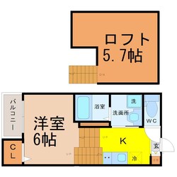 ハーモニーテラス北原町の物件間取画像